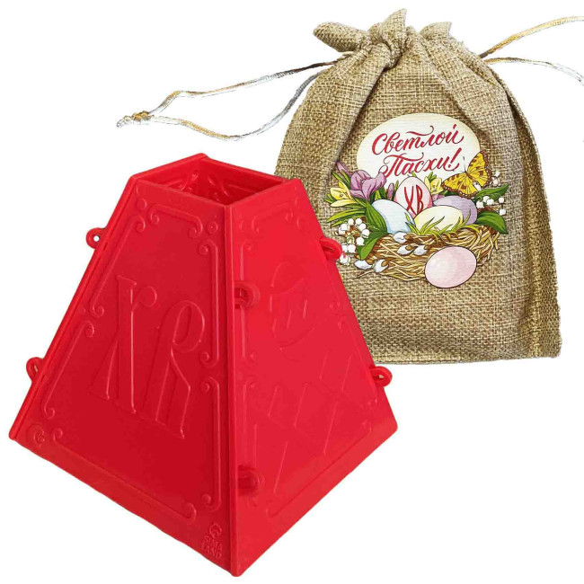 detail Forma na tvarohový paschu v sáčku 11,5×12×12 cm