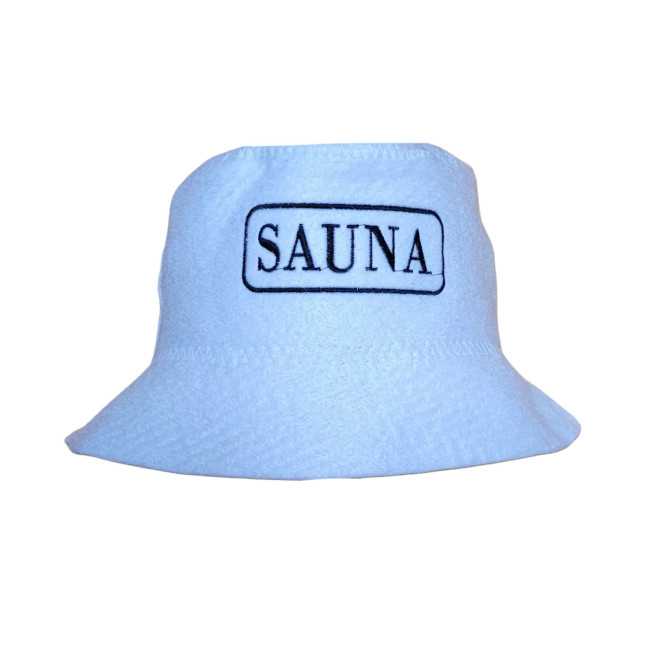 detail Čepice-panama na banju (saunu) Sauna