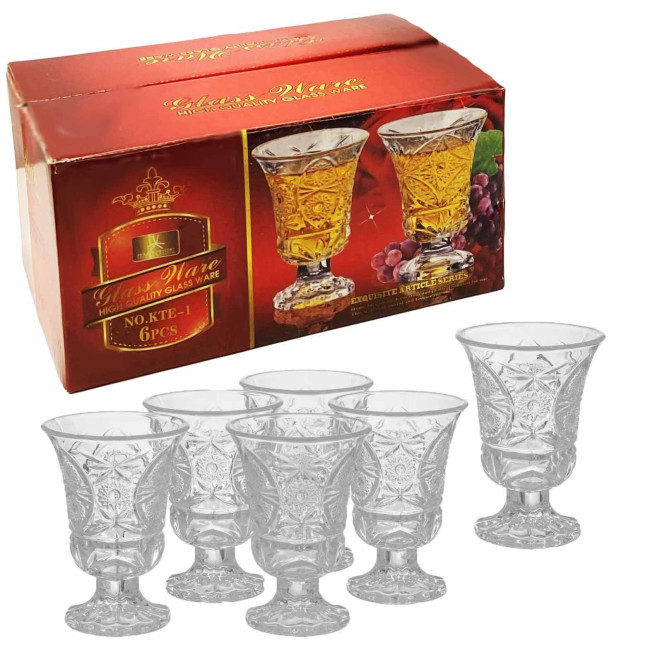 detail Sada panáků „Ledová hvězda“ 6 ks, 40 ml Glass Ware