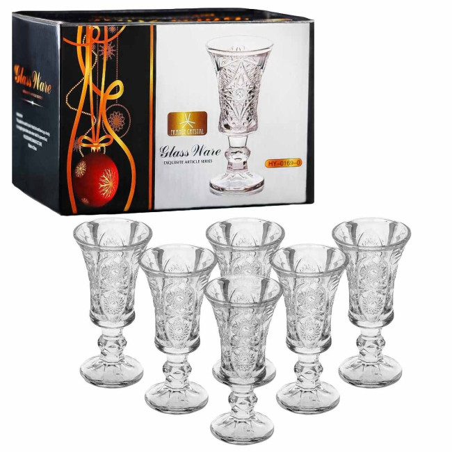 detail Sada panáků „Ledová hvězda“ 6 ks, 35 ml Glass Ware