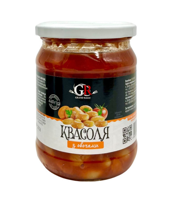 detail Fazole se zeleninou 460g Grand Ragu