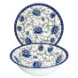 náhled Porcelánová miska „Velké modré květy“, 22×6,2cm, 980ml